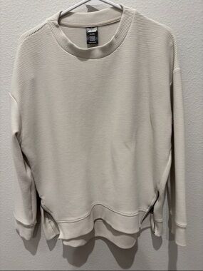 Avia Ribbed Pullover Sweatshirt small